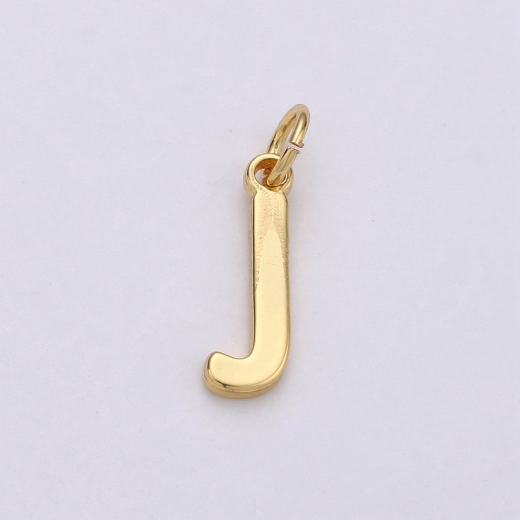 14k Gold Filled Personalized Initial Charm Initial Pendant, Letter Charm, Minimalist Alphabet Letter Charm, Monogram Charm Add On Charm A-113 to A-125